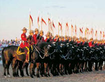 加拿大皇家骑警音乐马术表演